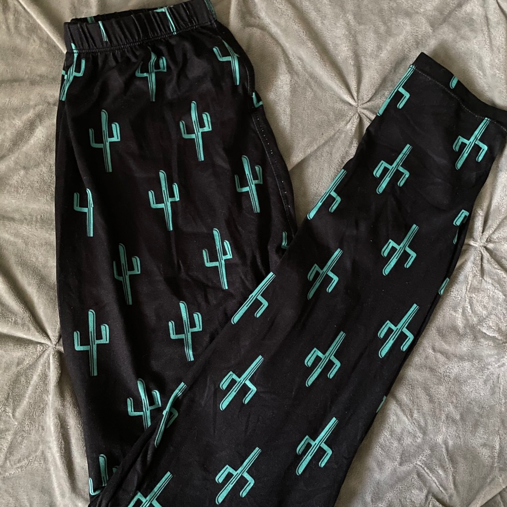 Cactus workout leggings